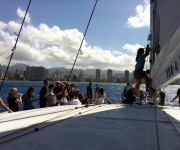 Cruising-Waikiki-by-boat
